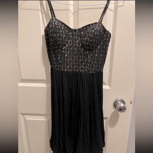 Classy Black Temperance Dress